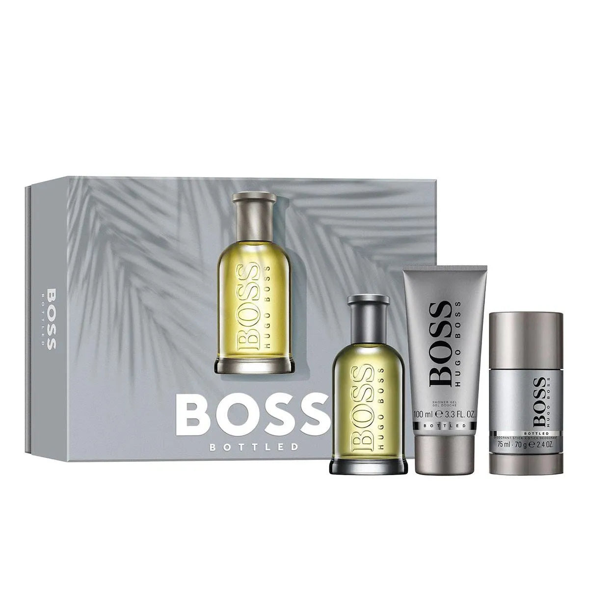 Estuche Hugo Boss Boss Bottled EDT (M) / 3 Pc SP 100 ml; SG 100 ml; DEO - 2 - Privé Perfumes Honduras