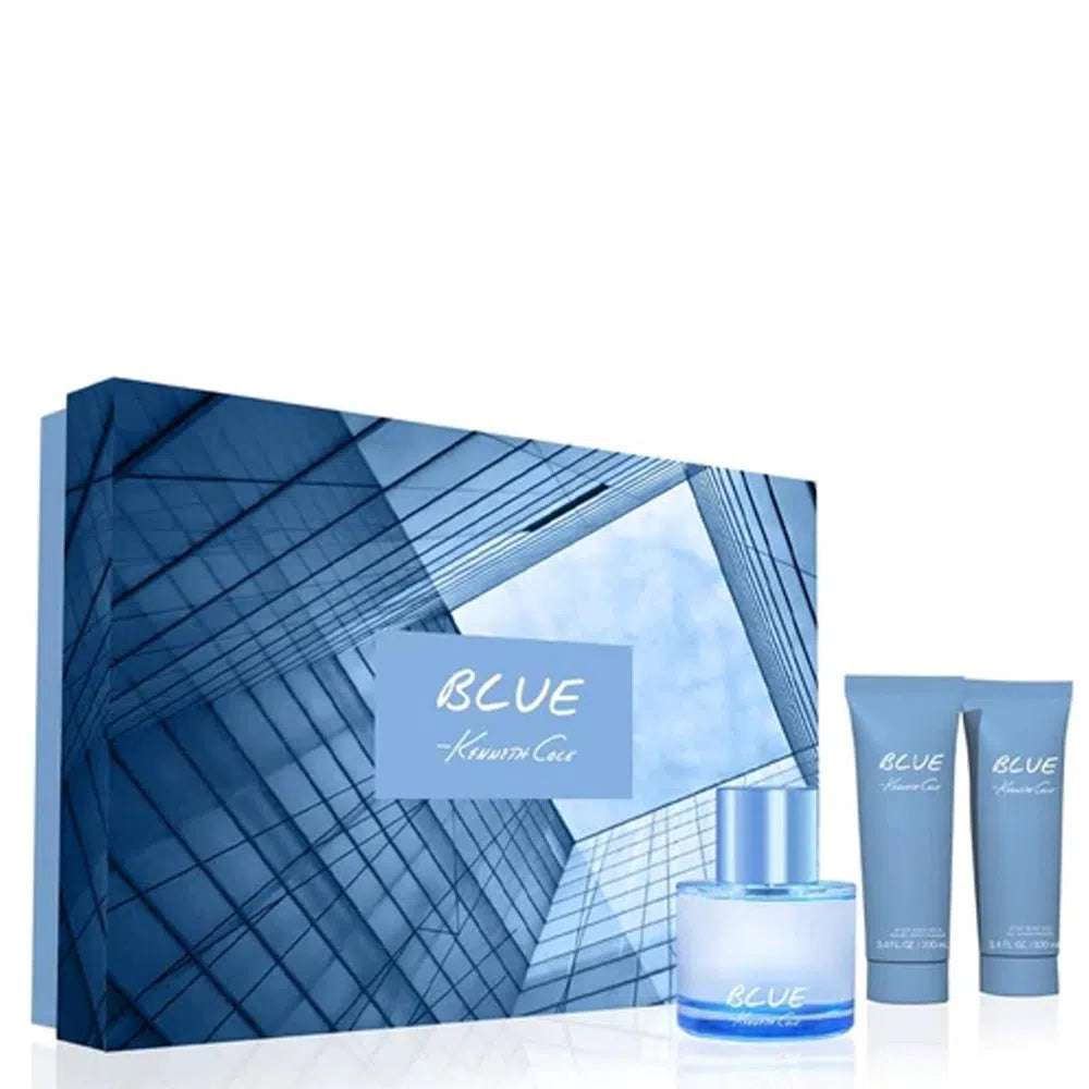 Estuche Kenneth Cole Blue EDT (M) / 3 Pc SP 100 ml; SG 100 ml; AS 100 ml - 2 - Privé Perfumes Honduras