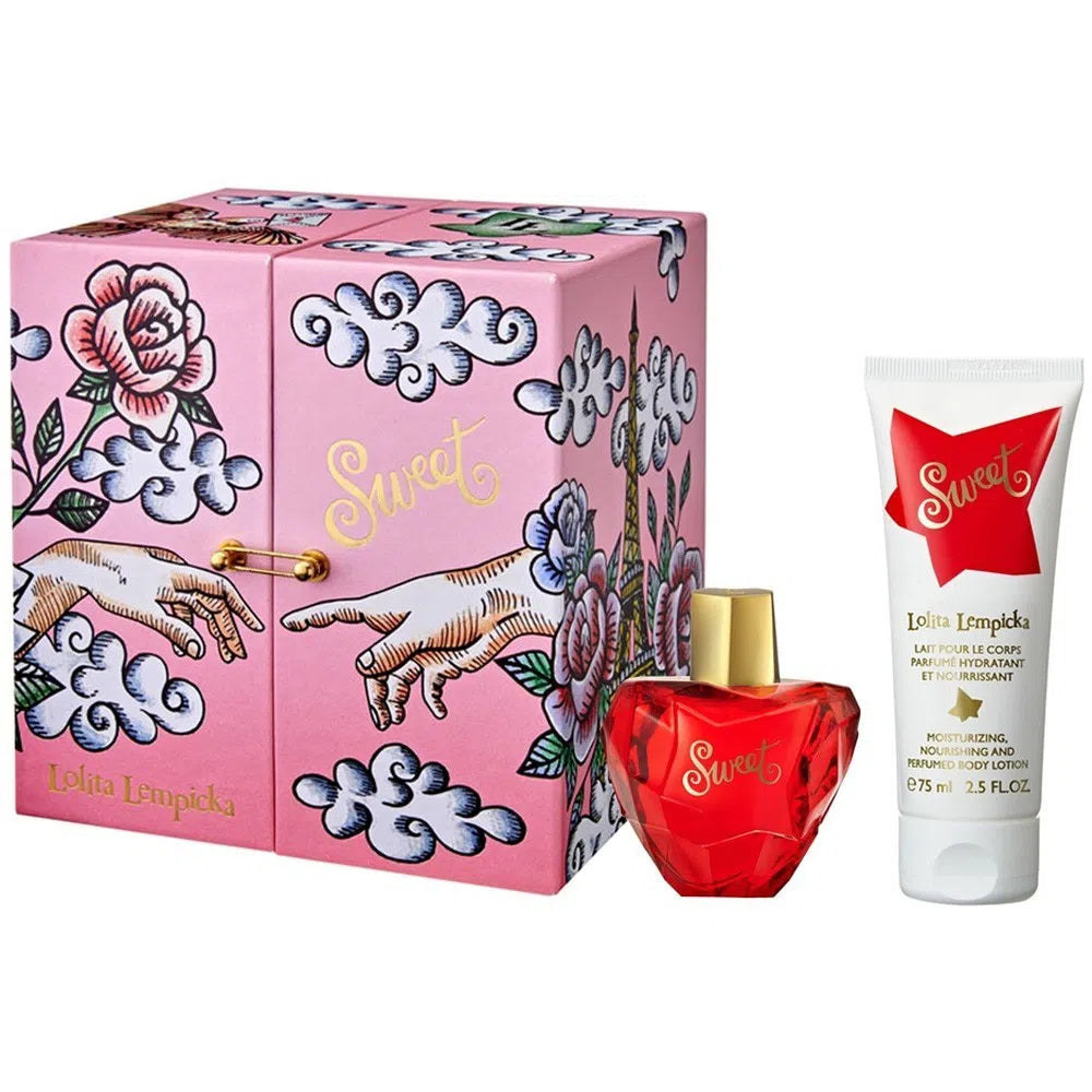 Estuche Lolita Lempicka Sweet EDP (W) / 2 Pc SP 50 ml; BL 75 ml - 1 - Privé Perfumes Honduras