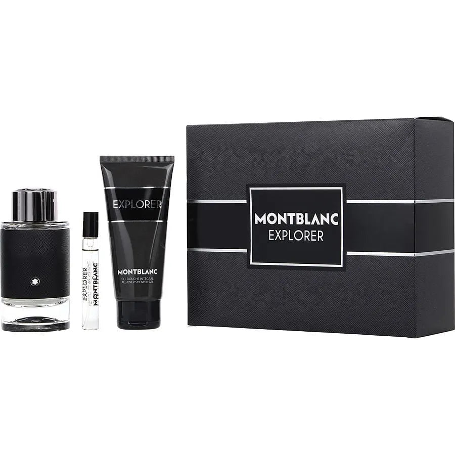 Estuche Montblanc Explorer EDP (M) / 3 Pc SP 100 ml; SG 100 ml; Mini SP 7.5 ml - 1 - Privé Perfumes Honduras