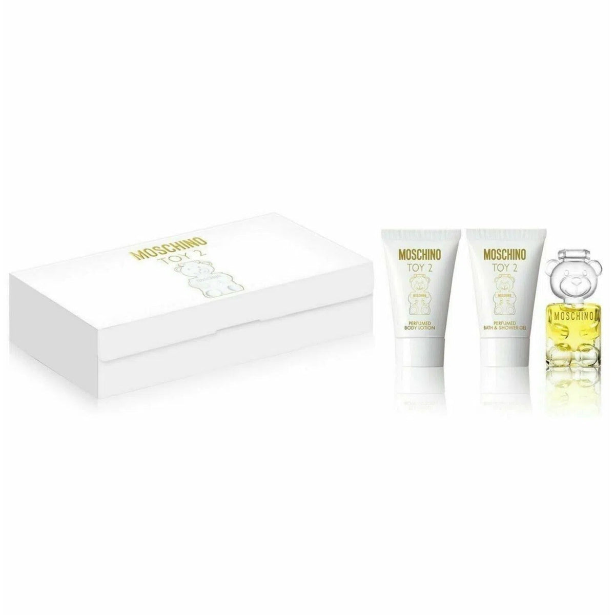 Estuche Moschino Toy 2 EDP (W) / 3 Pc SP 5ml; BL 25ml; SG 25ml - 2 - Privé Perfumes Honduras