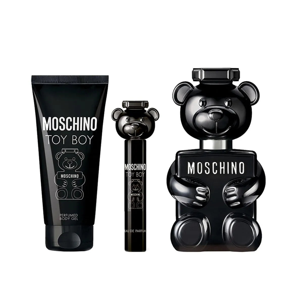 Estuche Moschino Toy Boy EDP (M) / 3 Pc SP 100 ml; SG 150 ml; SP 10 ml - 4 - Privé Perfumes Honduras