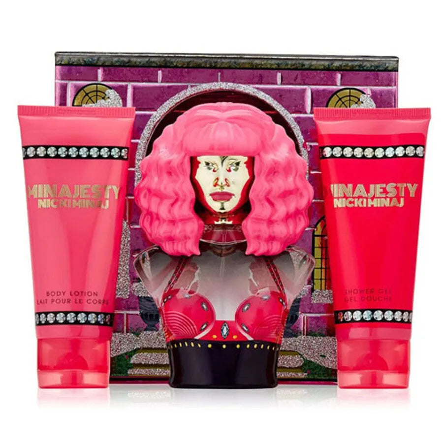 Estuche Nicki Minaj Minajesty EDP (W) / 3 Pc SP 100 ml; SG XX ml; BL XX ml - 2 - Privé Perfumes Honduras