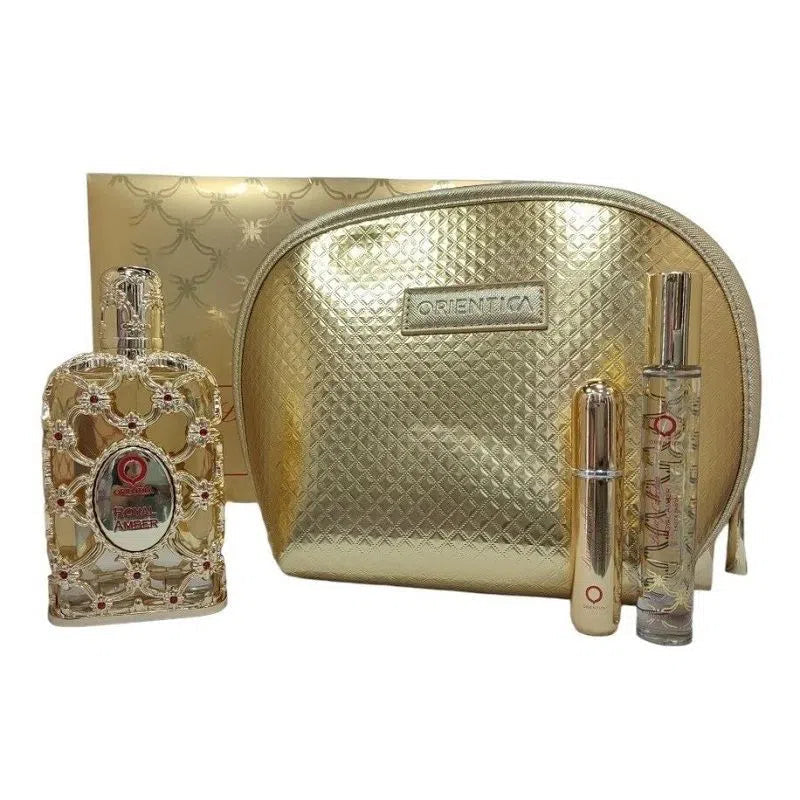 Estuche Orientica Royal Amber EDP (U) / 4 Pc SP 80 ml; Mini; Atomizador; Bag - 1 - Privé Perfumes Honduras