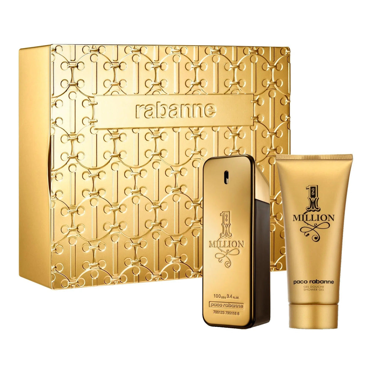 Estuche Paco Rabanne 1 Million EDT (M) / 2 Pc SP 100 ml; SG 100 ml - 1 - Privé Perfumes Honduras