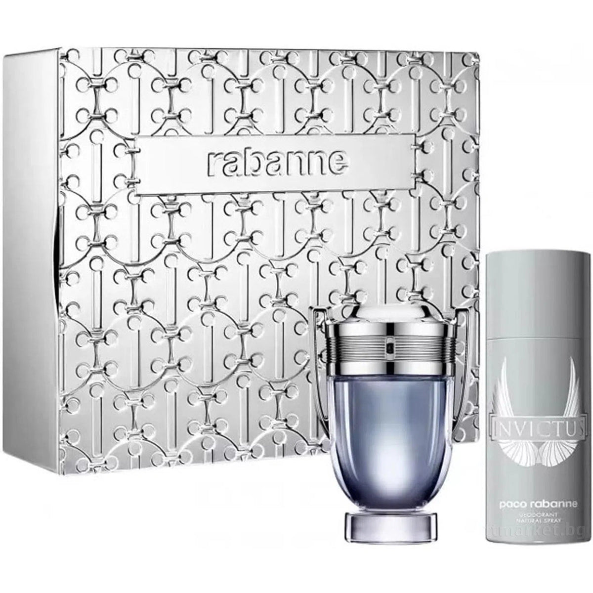 Estuche Paco Rabanne Invictus EDT (M) / 2 Pc SP 100 ml; DEO 150 ml - 1 - Privé Perfumes Honduras