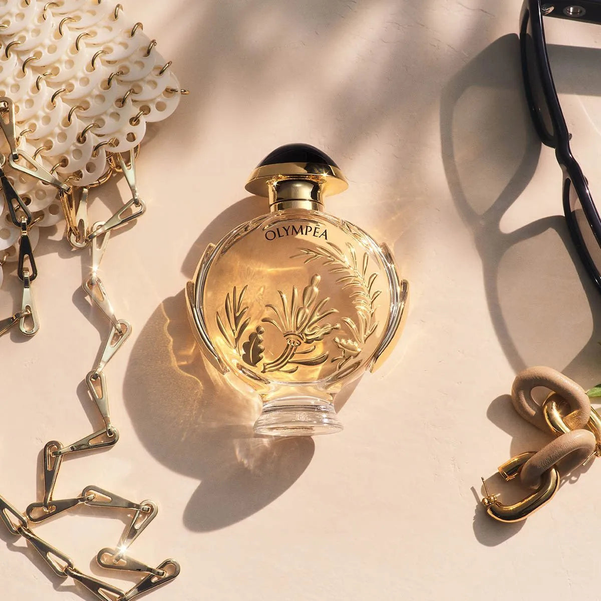 Estuche Paco Rabanne Olympea Solar Intense EDP (W) / 2 Pc SP 80 ml; BL 100 ml - 6 - Privé Perfumes Honduras