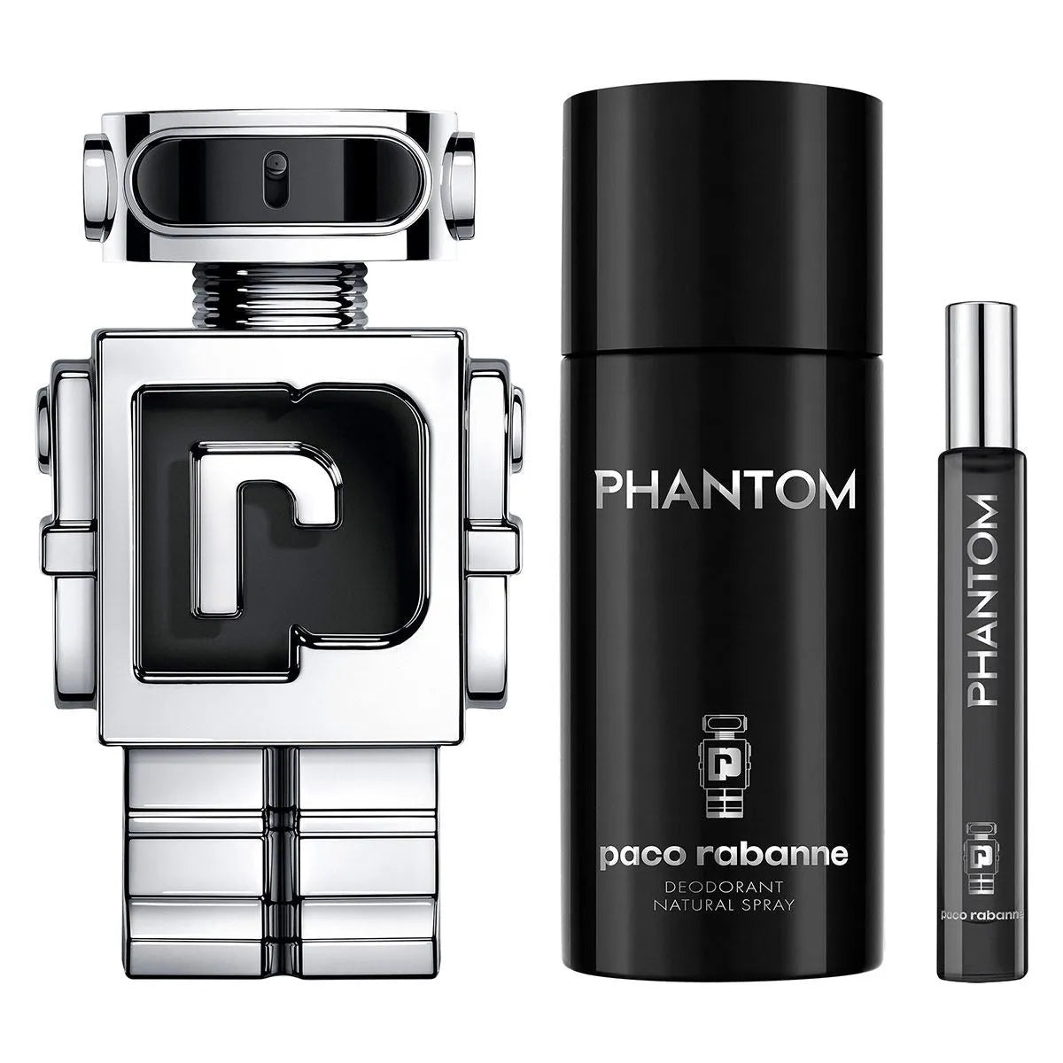 Estuche Paco Rabanne Phantom EDT (M) / 3 Pc SP 100 ml; DEO 150 ml; SP 10 ml - 4 - Privé Perfumes Honduras