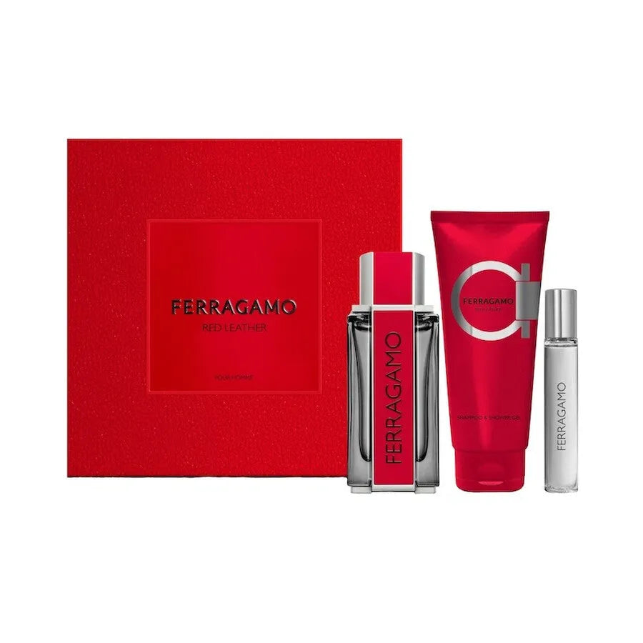  Salvatore Ferragamo Red Leather EDP (M) - 3 - Privé Perfumes Honduras