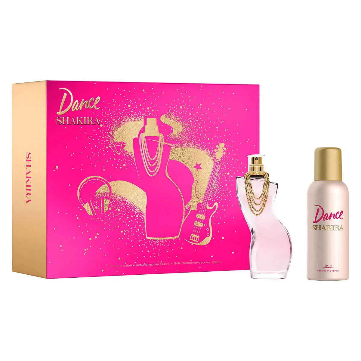 Estuche Shakira Dance EDT (W) / 2 Pc SP 80 ml; DEO 150 ml - 1 - Privé Perfumes Honduras