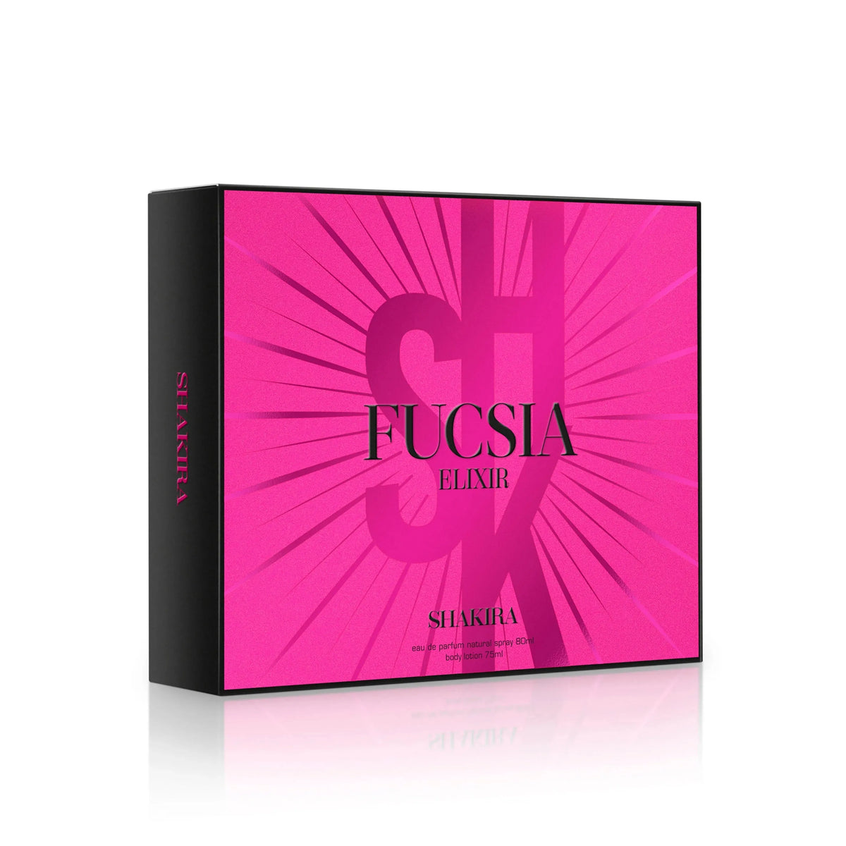 Estuche Shakira Fucsia Elixir EDP (W) / 2 Pc SP 80 ml; BL 75 ml - 2 - Privé Perfumes Honduras