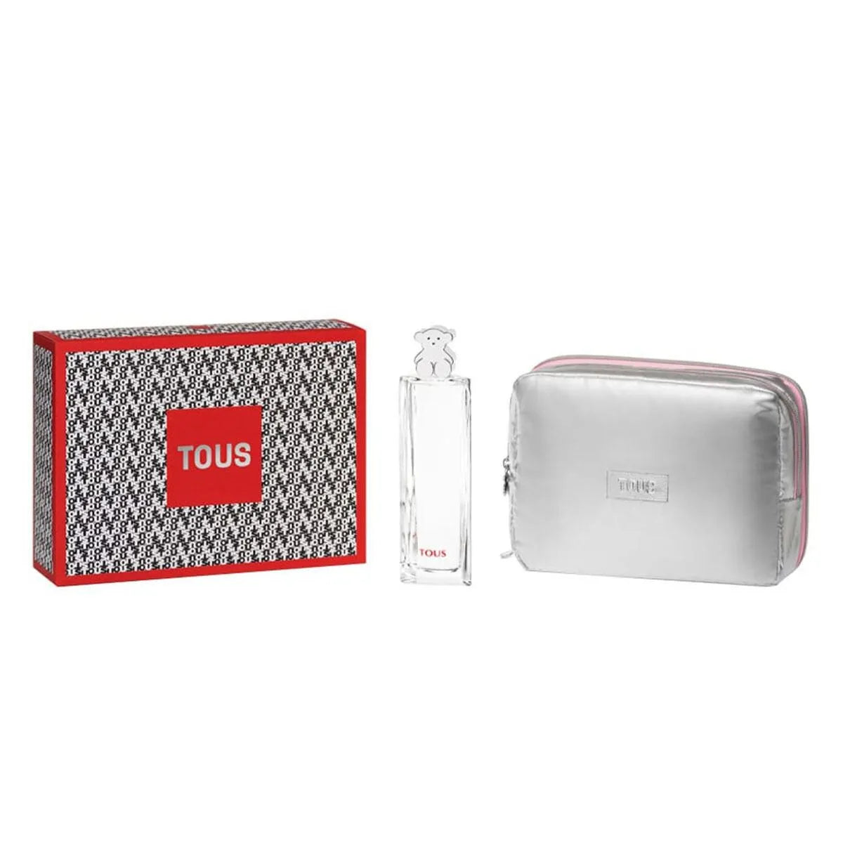 Estuche Tous Silver EDT (W) / 2 Pc SP 90 ml; Vanity Case - 2 - Privé Perfumes Honduras