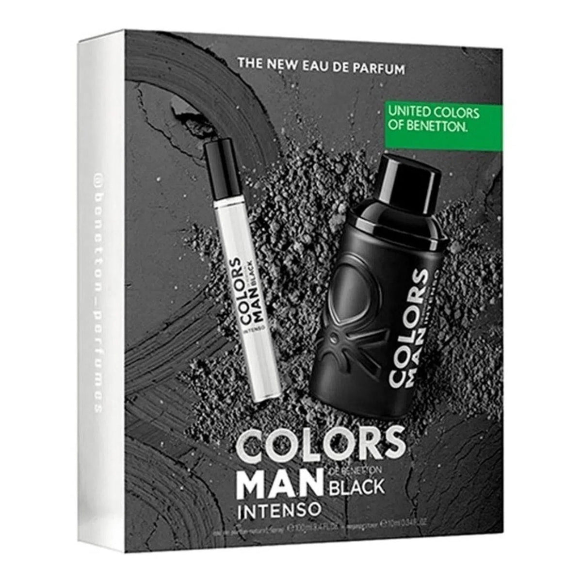  United Colors of Benetton Man Black Intenso EDP (M) - 2 - Privé Perfumes Honduras