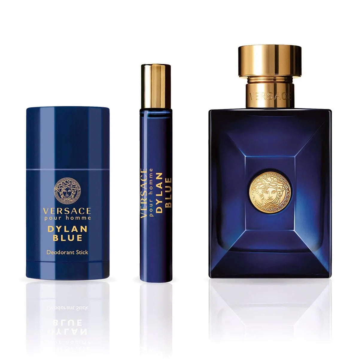 Estuche Versace Dylan Blue EDT (M) / 3 Pc SP 100 ml; DEO 75 ml; SP 10 ml - 4 - Privé Perfumes Honduras
