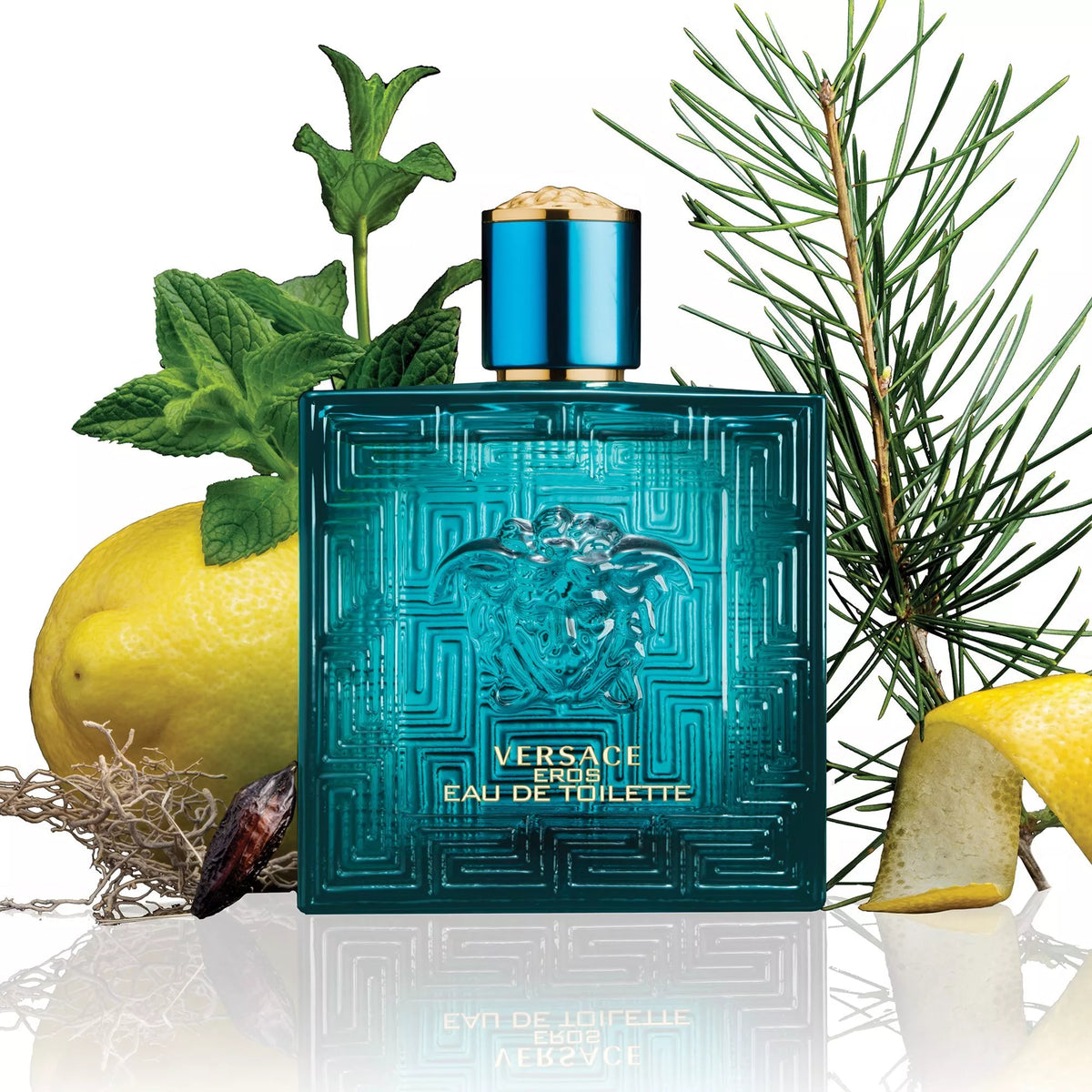 Estuche Versace Eros EDT (M) / 3 Pc SP 100 ml; Mini SP 10 ml; Trousse - 3 - Privé Perfumes Honduras