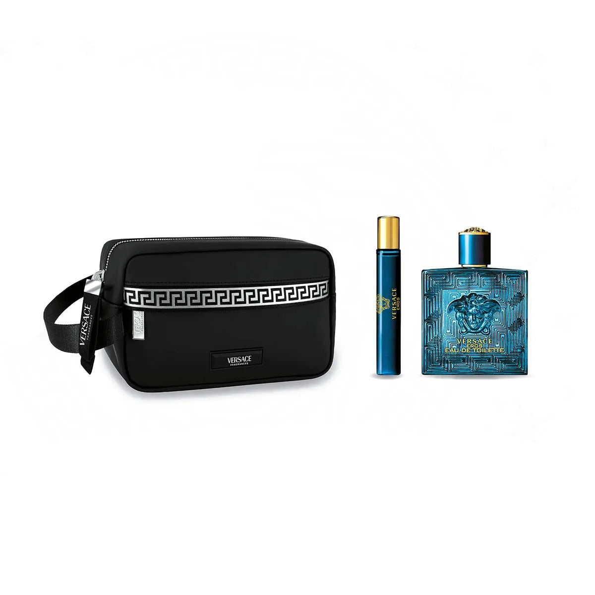 Estuche Versace Eros EDT (M) / 3 Pc SP 100 ml; Travel SP 10 ml; Bag - 3 - Privé Perfumes Honduras