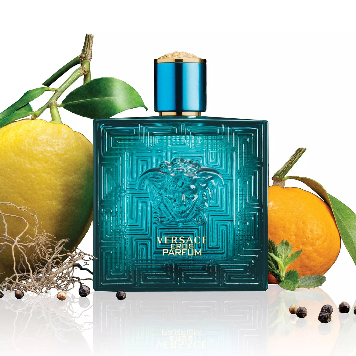 Estuche Versace Eros Parfum (M) / 3 Pc SP 100 ml; Mini SP 5 ml; SG 150 ml - 3 - Privé Perfumes Honduras