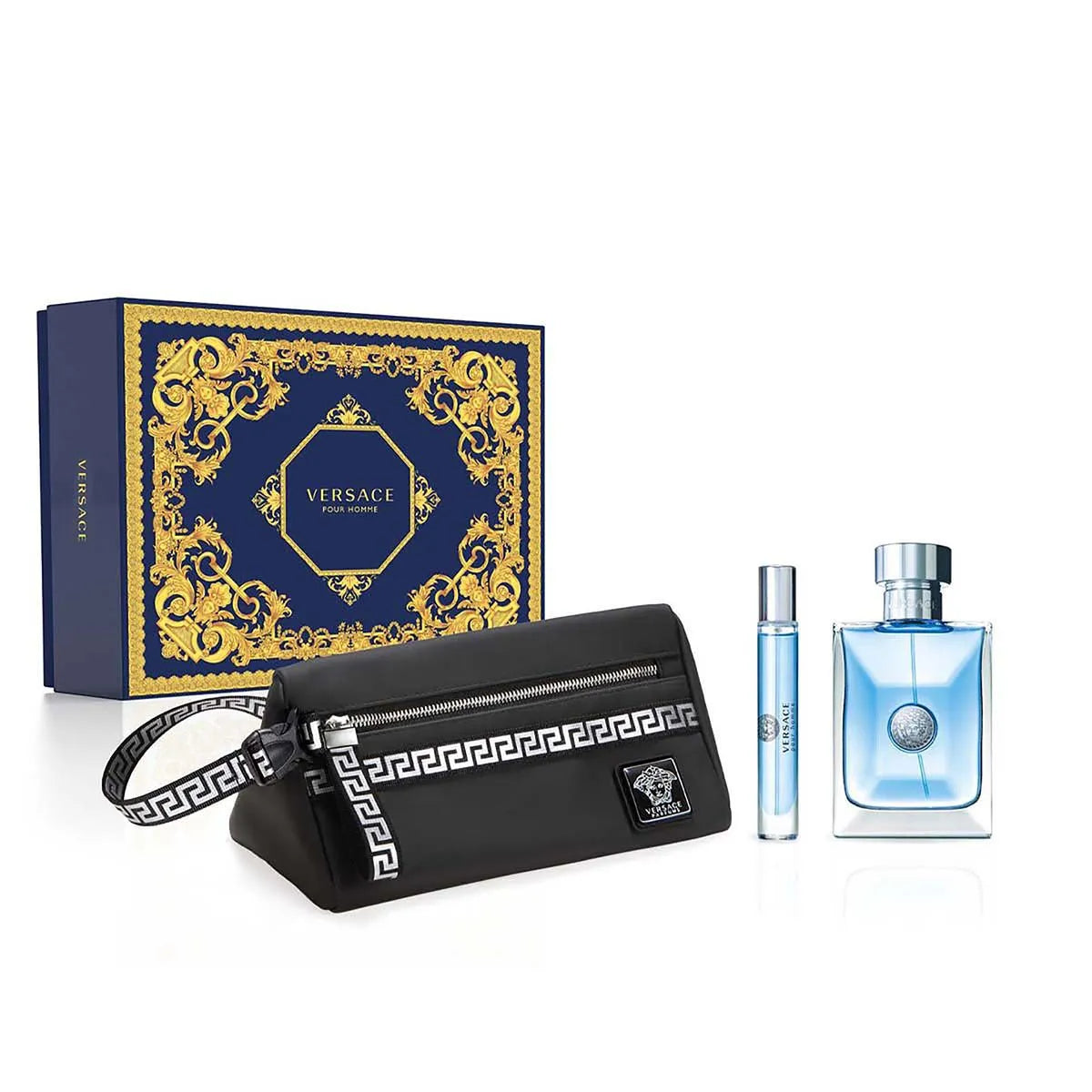 Estuche Versace Pour Homme EDT (M) / 3 Pc SP 100 ml; SP 10 ml; Bag - 2 - Privé Perfumes Honduras
