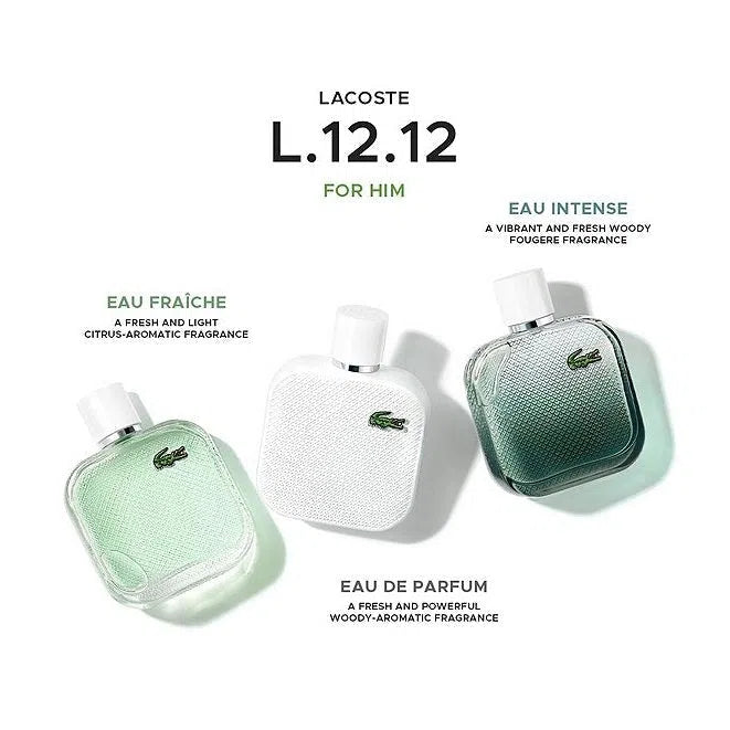 Perfume Lacoste L.12.12 Blanc - Eau Intense EDT (M) / 50 ml - 4 - Privé Perfumes Honduras