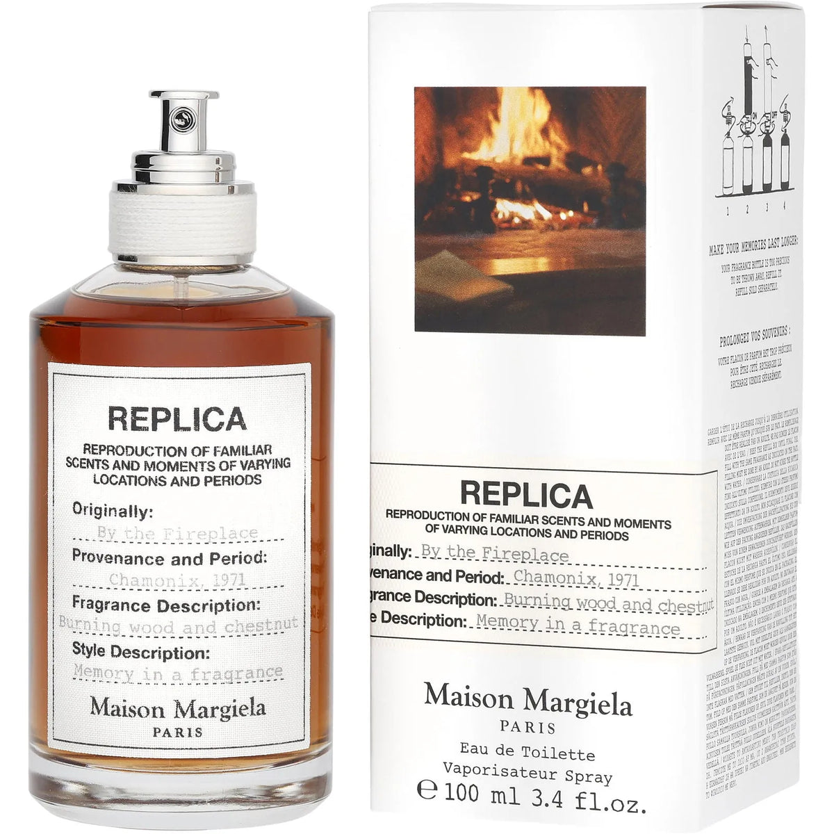 Perfume Maison Margiela Replica By The Fireplace EDT (U) / 100 ml - 2 - Privé Perfumes Honduras
