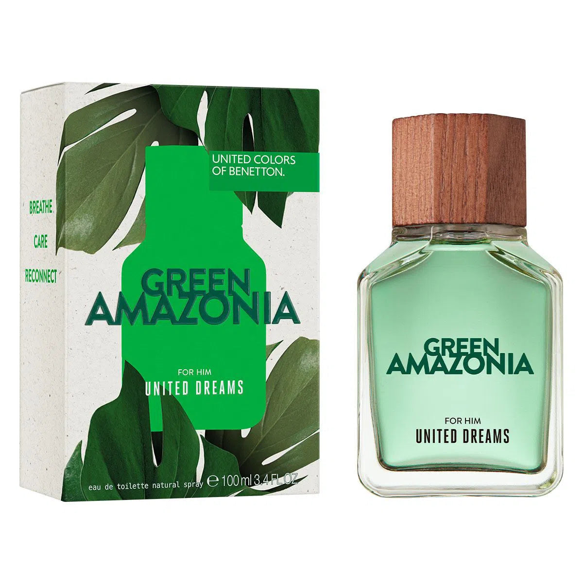 Perfume United Colors of Benetton Green Amazonia For Him EDT (M) / 100 ml - 1 - Privé Perfumes Honduras