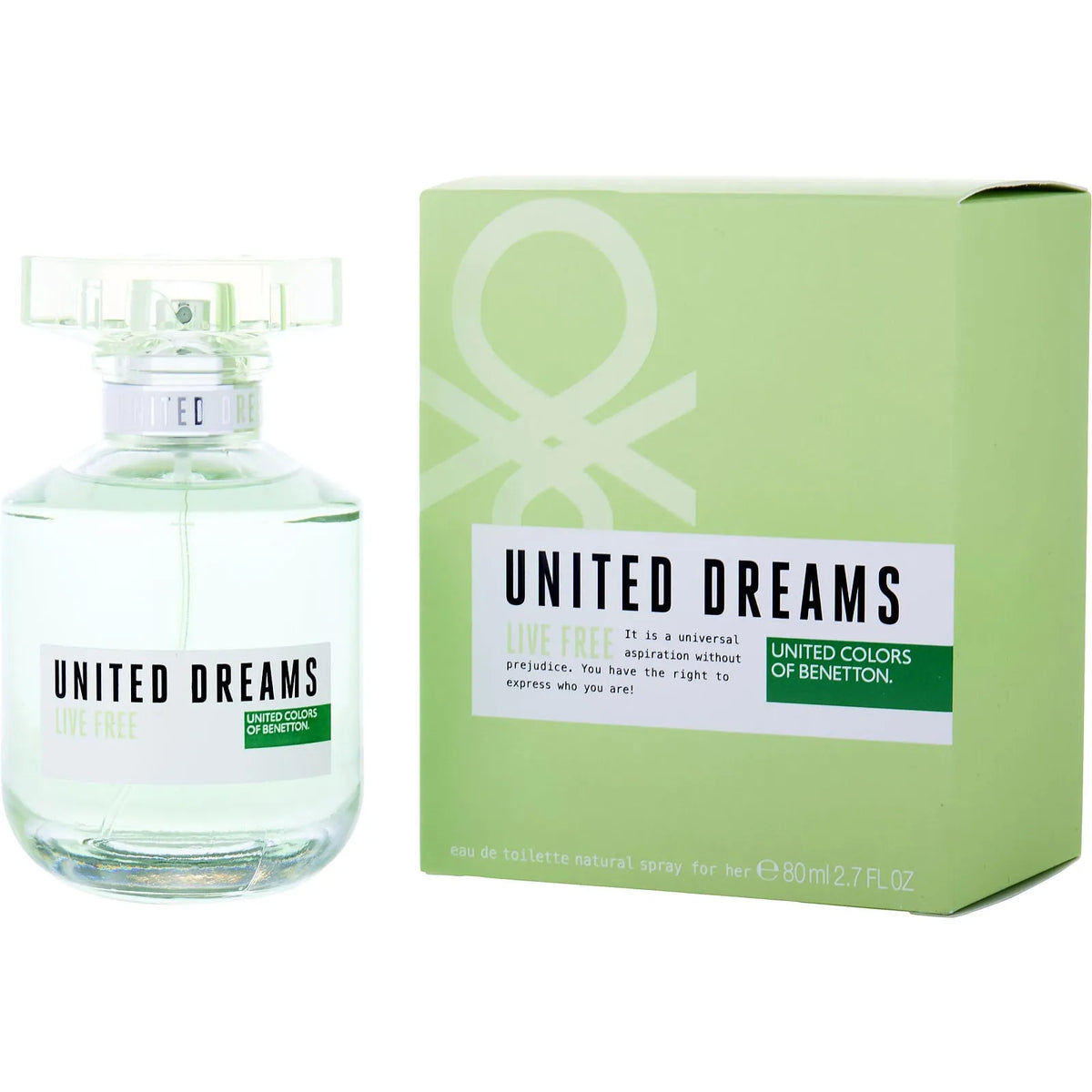 Perfume United Colors of Benetton Live Free EDT (W) / 80 ml - 1 - Privé Perfumes Honduras