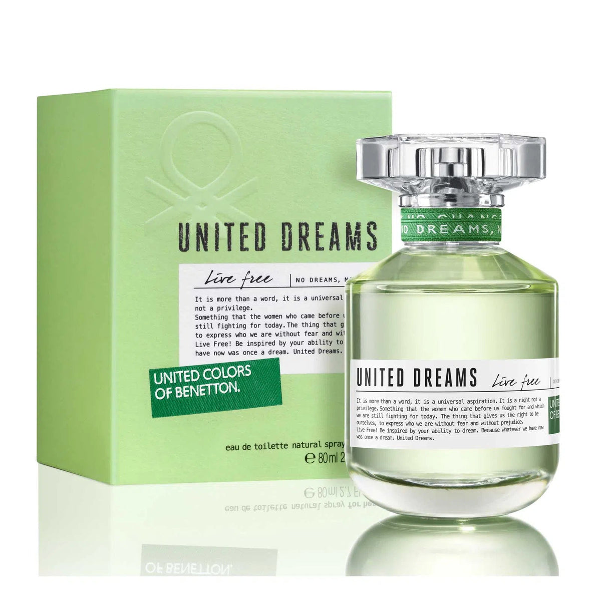 Perfume United Colors of Benetton Live Free EDT (W) / 80 ml - 2 - Privé Perfumes Honduras