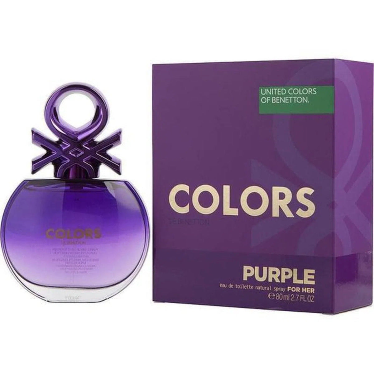 Perfume United Colors of Benetton Purple EDT (W) / 80 ml - 1 - Privé Perfumes Honduras