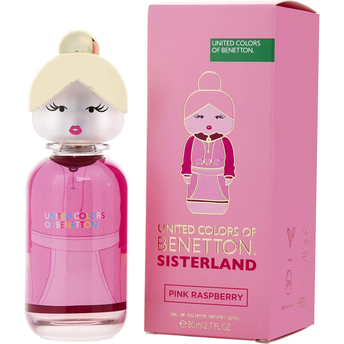  United Colors of Benetton Sisterland Pink Raspberry EDT (W) - 1 - Privé Perfumes Honduras