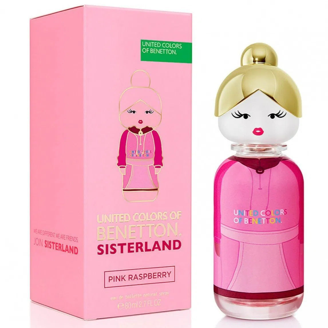 Perfume United Colors of Benetton Sisterland Pink Raspberry EDT (W) / 80 ml - 2 - Privé Perfumes Honduras