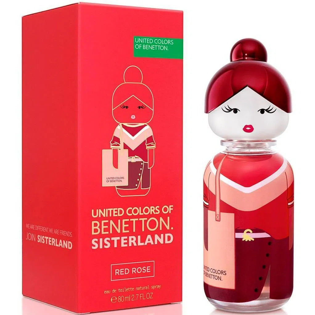 Perfume United Colors of Benetton Sisterland Red Rose EDT (W) / 80 ml - 2 - Privé Perfumes Honduras