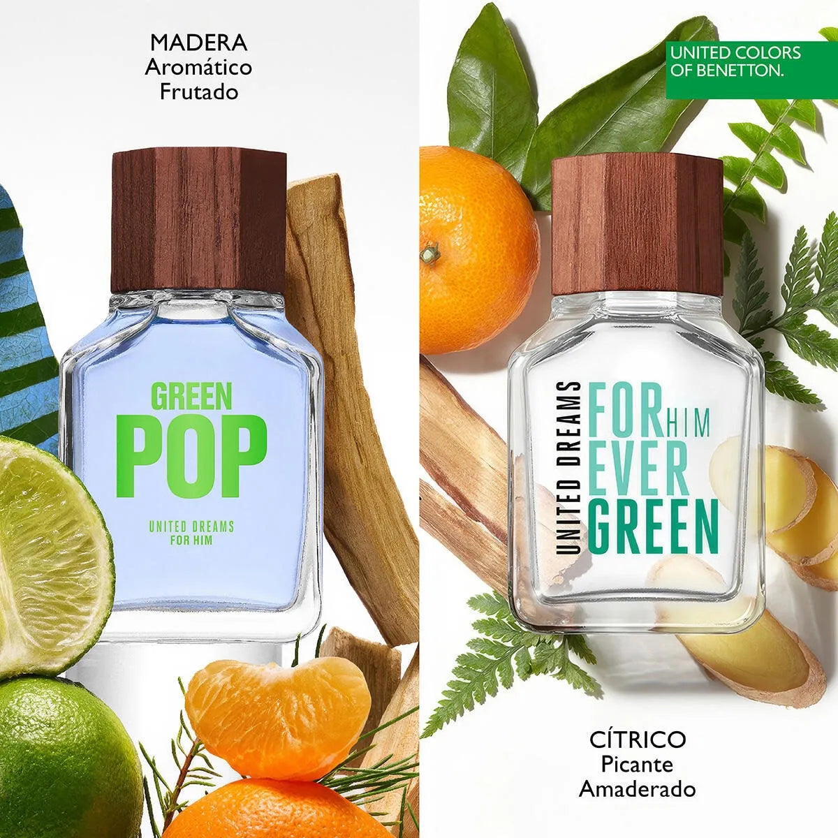 Perfume United Colors of Benetton United Dreams Green Pop EDT (M) / 100 ml - 5 - Privé Perfumes Honduras