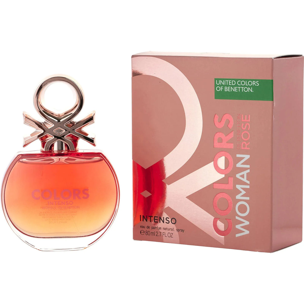  United Colors of Benetton Woman Rose Intenso EDP (W) - 1 - Privé Perfumes Honduras